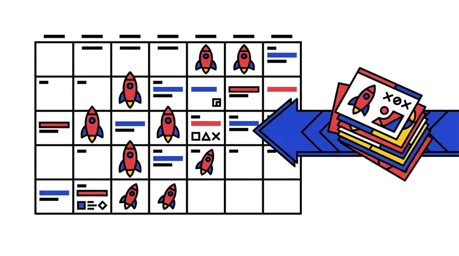 AI marketing platforms schedule weekly campaign launches on a calendar